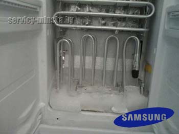 одна из неисправностей холодильника Samsung